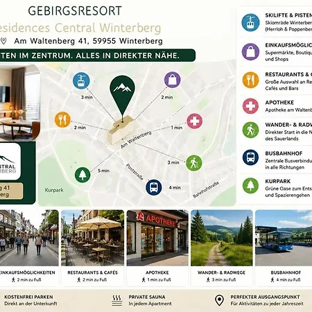 Gebirgsresort - Residences Mit Privater Sauna 公寓 *